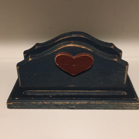 Other - blue Letter holder w/heart